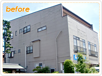 金属サイディング（施工前）