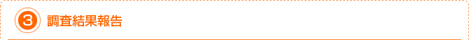 3.調査結果報告